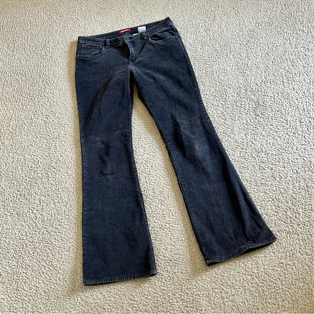 UNIONBAY Black Corduroy Flare Pants size 11